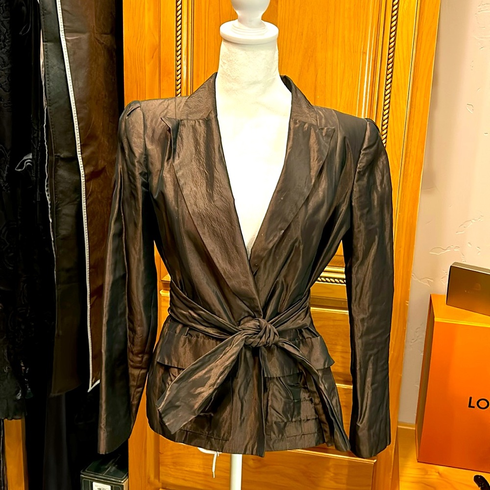 Credibility by Sheri Drobnick metallic jacket